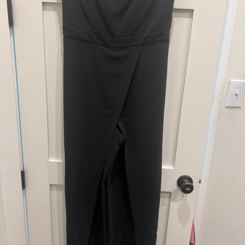 White House black market black jumpsuit ( straps to attach if desired )